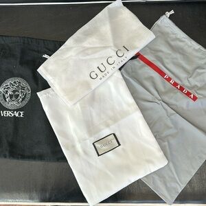 Designer dust bag lot of 4